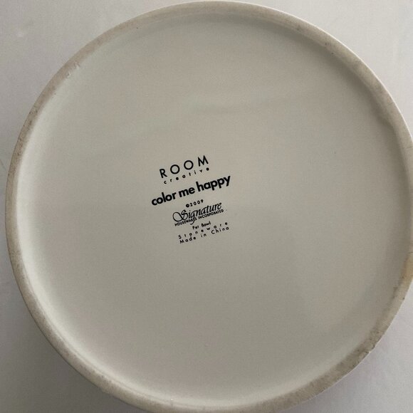 ROOM CREATIVE Color Me Happy Dog Dish Large - Picture 2 of 5